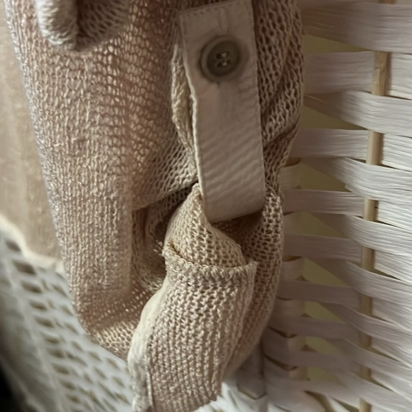 Oversized Button Side Scoop Neck Top NWT S/ M - Picture 4 of 6